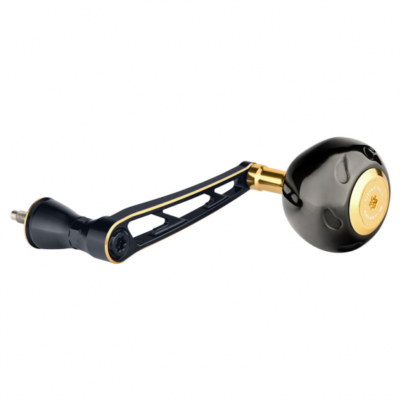 Gomexus 70mm Aluminium Power Handle with 45mm Knob - Black Gold i gruppen Fiskerullar / Tillbehör Fiskerullar / Vevhandtag hos Sportfiskeprylar.se (CJ70S1BTA41BKGD)