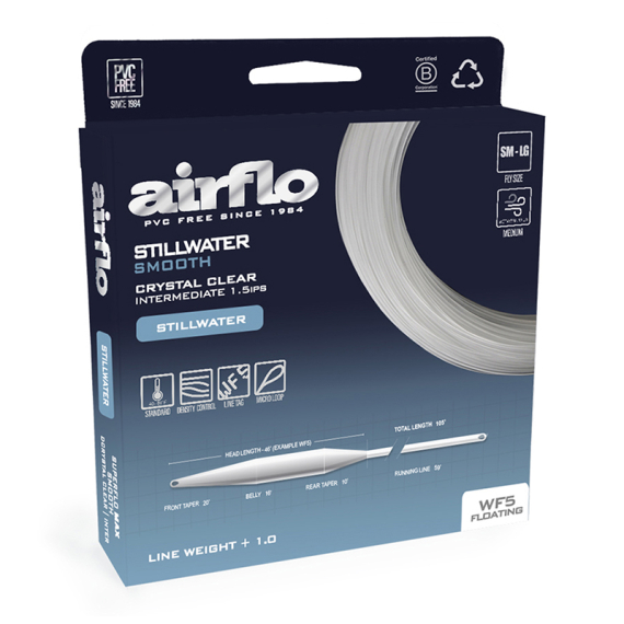 Airflo Delta Clear Intermediate i gruppen Fiskelinor / Flugfiskelinor / Enhandslinor hos Sportfiskeprylar.se (CL-WF5FI-CLr)
