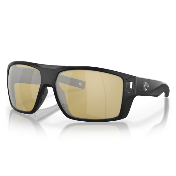 Costa Diego Matte Black - Sunrise Silver Mirror 580G i gruppen Kläder & Skor / Solglasögon / Polariserade Solglasögon hos Sportfiskeprylar.se (CO-DGO11-OSSGLP)
