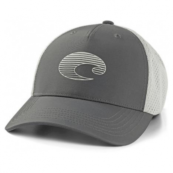 Costa XL Trucker Gradient Logo Performance Hat Gray i gruppen Kläder & Skor / Kepsar & Huvudbonader / Kepsar / Truckerkepsar hos Sportfiskeprylar.se (CO-HA125G)