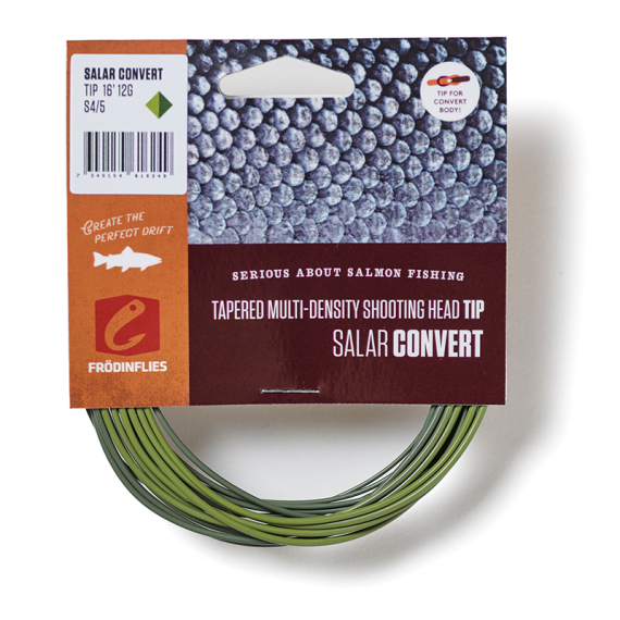 Frödin Salar Convert Tip S4/S5 i gruppen Fiskelinor / Flugfiskelinor / Spetsar hos Sportfiskeprylar.se (CONVTIP104_5r)