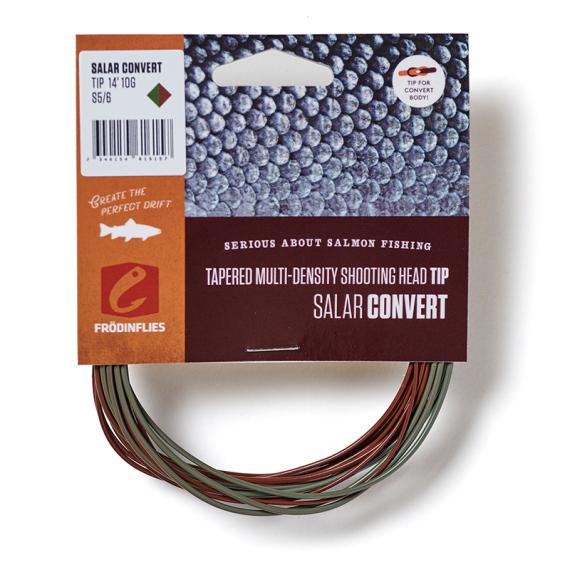 Frödin Salar Convert Tip S5/S6 i gruppen Fiskelinor / Flugfiskelinor / Spetsar hos Sportfiskeprylar.se (CONVTIP105_6r)
