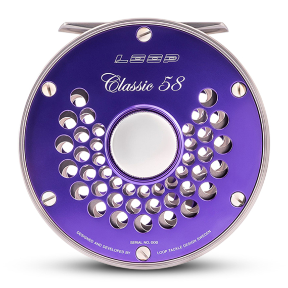 Loop Classic Reel Ported Twilight i gruppen Fiskerullar / Flugfiskerullar & Extraspolar / Flugrullar hos Sportfiskeprylar.se (CRV5-8PLr)