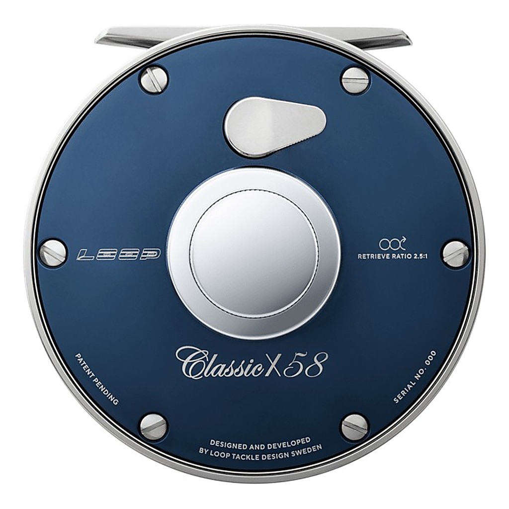 Loop Classic X Reel Nordic Blue i gruppen Fiskerullar / Flugfiskerullar & Extraspolar / Flugrullar hos Sportfiskeprylar.se (CRXNB5-8Lr)
