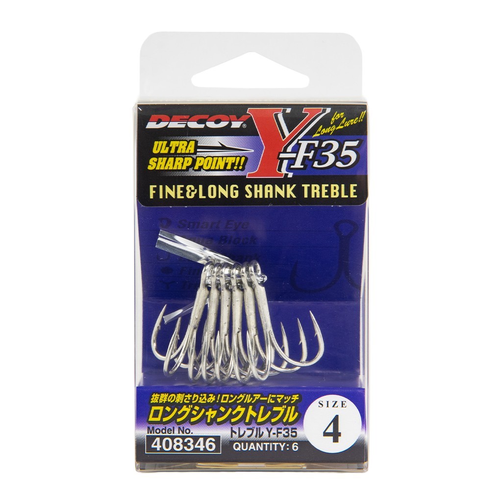 Decoy Treble Y-F35 i gruppen Krok & Småplock / Krok / Trekrok hos Sportfiskeprylar.se (D408339r)