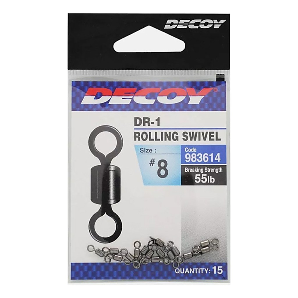 Decoy DR-1 Rolling Swivel i gruppen Krok & Småplock / Lekande / Enkellekande hos Sportfiskeprylar.se (D983607r)