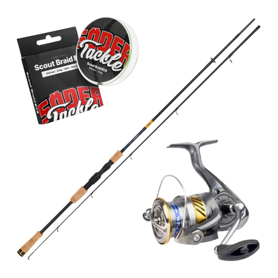 Daiwa Laguna XT Spin 8\'0\'\' 2pc 15-50g Combo i gruppen Fiskeset / Haspelset / Haspelset Allround hos Sportfiskeprylar.se (DAIWALAGUNACOMBO)