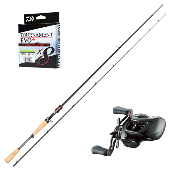 Daiwa Steez AGS Bait 7\'2\'\' 5-27g Hurricane Combo i gruppen Fiskeset / Spinnfiskeset / Spinnfiskeset Abborre hos Sportfiskeprylar.se (DAIWASTEEZSET)