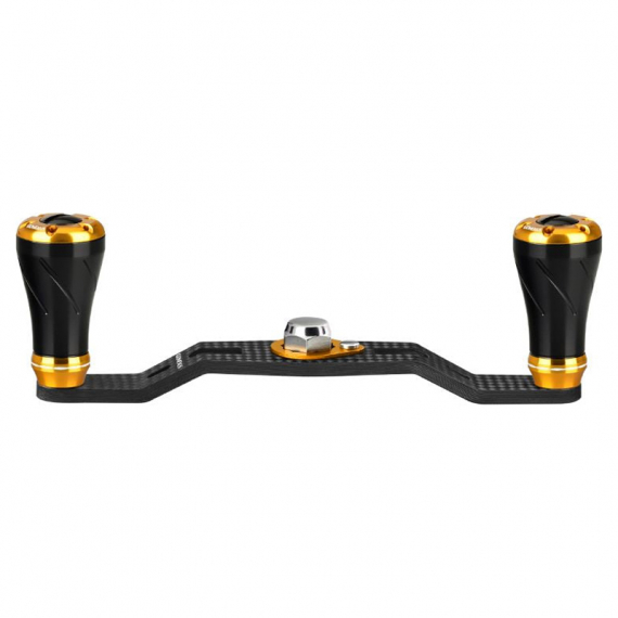 Gomexus 95mm Carbon Swept Handle with 20mm Aluminium Knob i gruppen Fiskerullar / Tillbehör Fiskerullar / Vevhandtag hos Sportfiskeprylar.se (DCS95A20BKGDr)