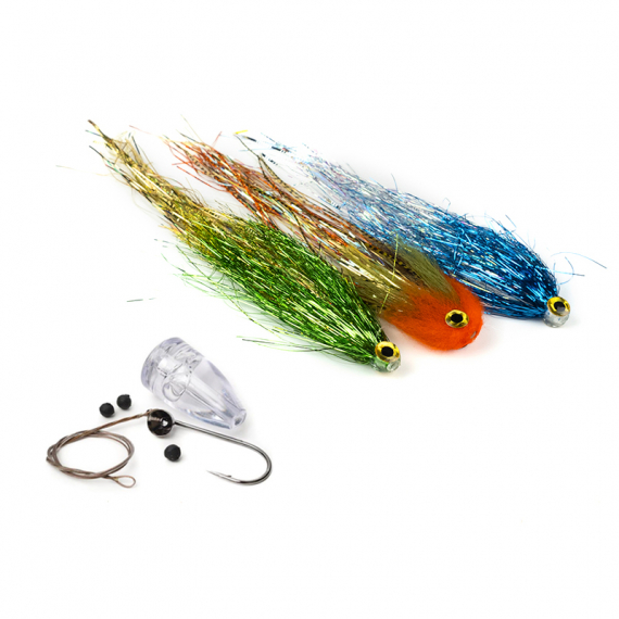 Dobb Daddy Pike Fly Kit i gruppen Fiskedrag / Spinnflugor hos Sportfiskeprylar.se (DD3FLYKIT)