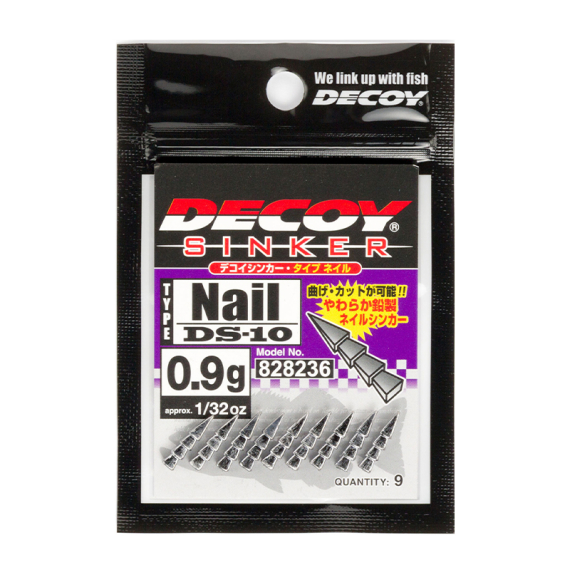 Decoy DS-10 Sinker Type Nail i gruppen Krok & Småplock / Sänken & Vikter / Nekosänken & Nailsänken hos Sportfiskeprylar.se (DDS1006r)