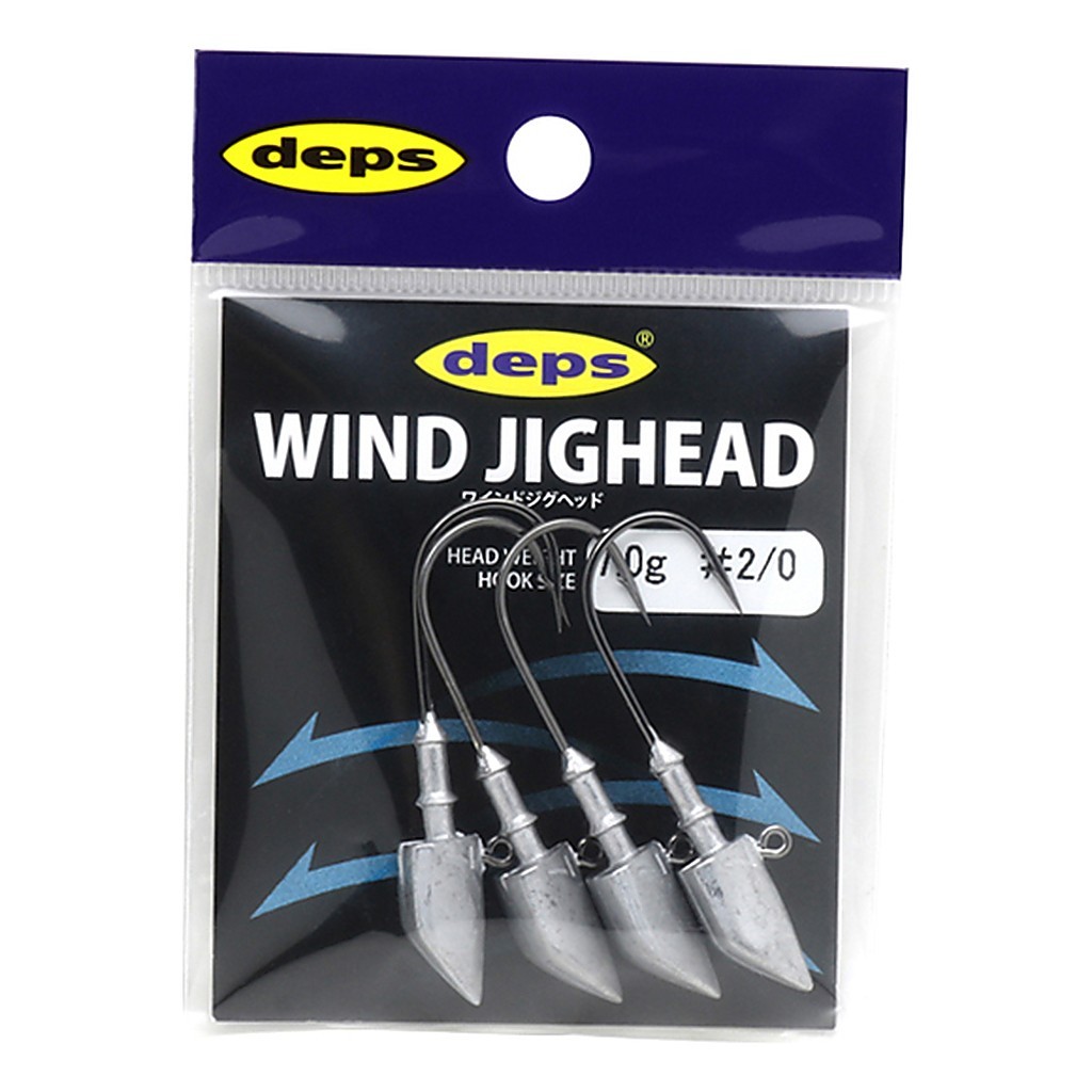 Deps Wind Jig Head i gruppen Krok & Småplock / Jiggskallar / Bullet Jiggskallar hos Sportfiskeprylar.se (DE709207r)