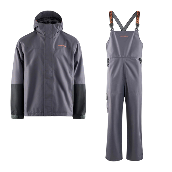Grundéns Men\'s Deepwater 2L Fishing Jacket & Bib Set Anchor i gruppen Kläder & Skor / Kläder / Klädset & Fiskeställ hos Sportfiskeprylar.se (DEEPWATERANCHORSET)