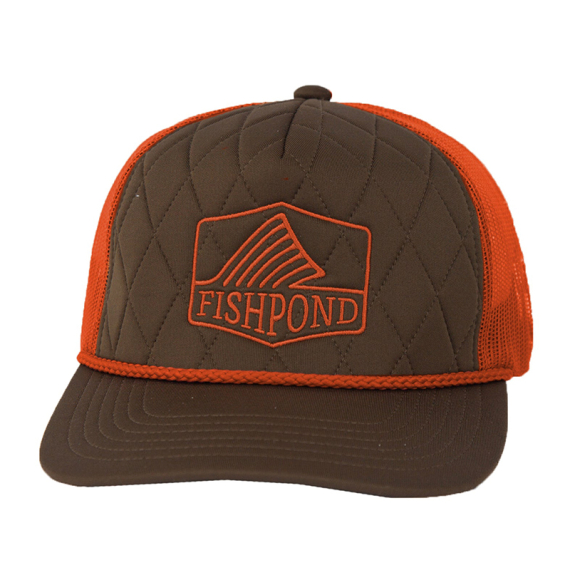 Fishpond Dorsal Fin Quilted Trucker Hat - Campfire i gruppen Kläder & Skor / Kepsar & Huvudbonader / Kepsar hos Sportfiskeprylar.se (DFQTH-C)