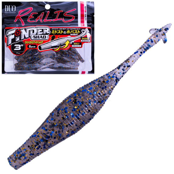 DUO Finder Shad 7,6cm i gruppen Fiskedrag / Jiggar & Gummibeten / Abborrjiggar & Gösjiggar hos Sportfiskeprylar.se (DI149802r)
