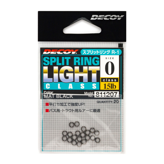 Decoy R-1 Split Ring Light Class Black i gruppen Krok & Småplock / Stingers & Stingertillbehör / Stingertillbehör hos Sportfiskeprylar.se (DR10r)
