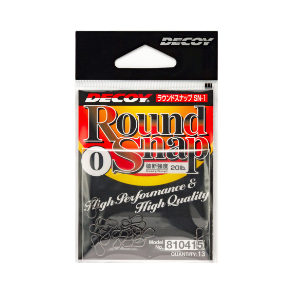 Decoy SN-1 Round Snap i gruppen Krok & Småplock / Beteslås / Hakbeteslås hos Sportfiskeprylar.se (DSN10r)