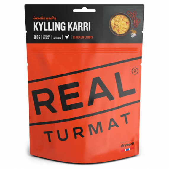 Real Turmat Chicken Curry i gruppen Outdoor / Friluftsmat / Frystorkad Mat hos Sportfiskeprylar.se (DT5282)