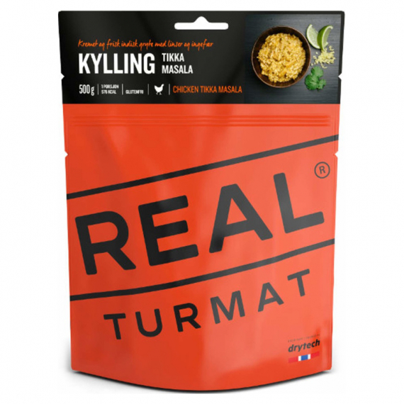 Real Turmat Chicken Tikka Masala i gruppen Outdoor / Friluftsmat / Frystorkad Mat hos Sportfiskeprylar.se (DT5283)