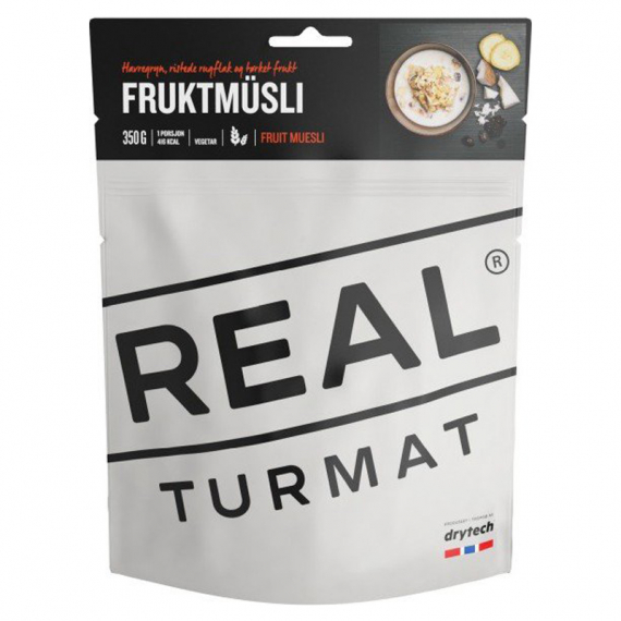 Real Turmat Fruit Muesli i gruppen Outdoor / Friluftsmat / Frystorkad Mat hos Sportfiskeprylar.se (DT5361)