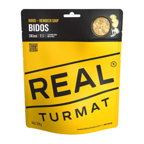 Real Turmat Reindeer Soup i gruppen Outdoor / Friluftsmat / Frystorkad Mat hos Sportfiskeprylar.se (DT6081)