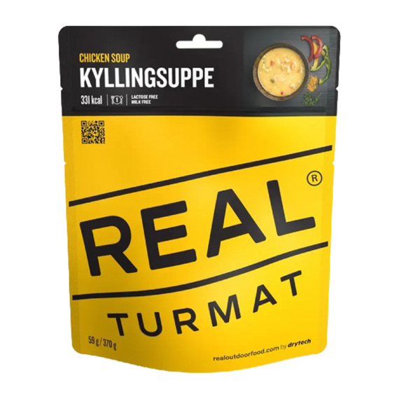 Real Turmat Chicken Soup i gruppen Outdoor / Friluftsmat / Frystorkad Mat hos Sportfiskeprylar.se (DT6082)