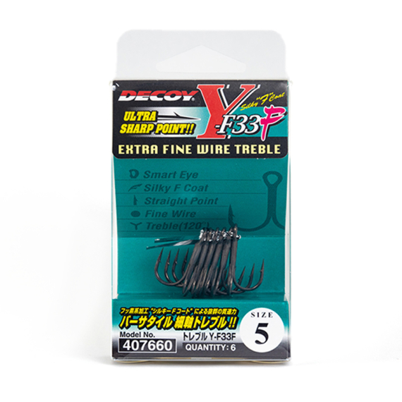 Decoy Treble Y-F33F i gruppen Krok & Småplock / Krok hos Sportfiskeprylar.se (DTYF33F10r)