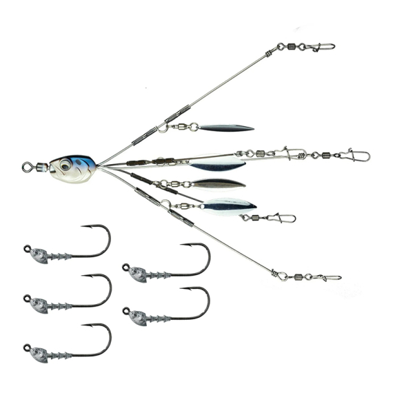 6th Sense Divine Umbrella Rig Kit - 4K Shad i gruppen Fiskedrag / Umbrella Rig hos Sportfiskeprylar.se (DUBRJR55K1-4KS)