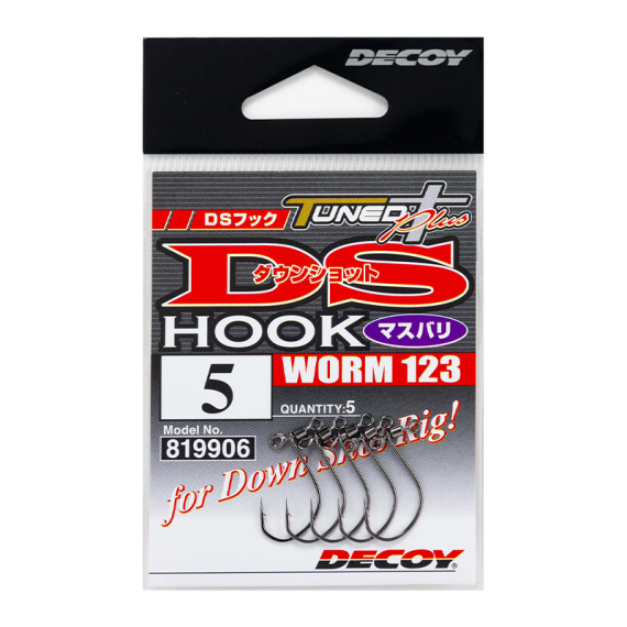 Decoy Worm123 DS Hook Masubari i gruppen Krok & Småplock / Krok / Dropshot-krok hos Sportfiskeprylar.se (DW1233r)