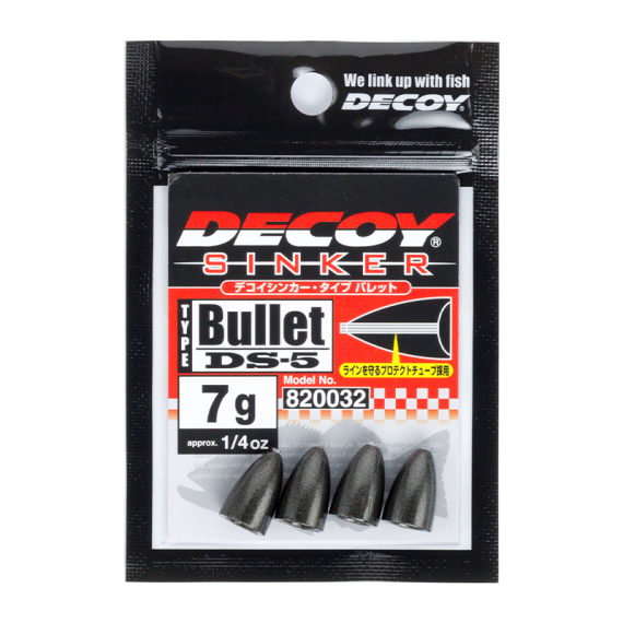 Decoy DS-5 Sinker Type Bullet i gruppen Krok & Småplock / Sänken & Vikter / Bullet Weights hos Sportfiskeprylar.se (DY-DS6TBr)