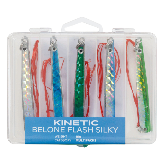Kinetic Belone Flash Silky 20g (5-pack) i gruppen Fiskedrag / Havsöringsdrag & Kustwobblers / Havsöringsdrag hos Sportfiskeprylar.se (E129-010-163)