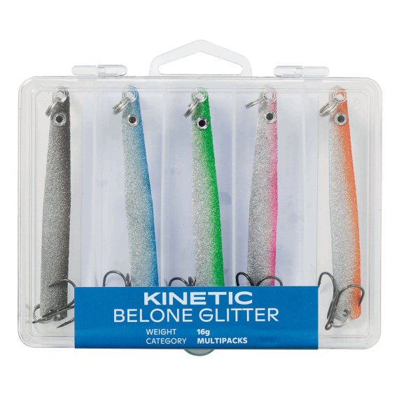 Kinetic Belone Glitter 20g (5-pack) i gruppen Fiskedrag / Havsöringsdrag & Kustwobblers / Havsöringsdrag hos Sportfiskeprylar.se (E130-010-163)
