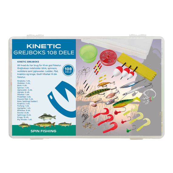 Kinetic Startset 108pcs i gruppen Fiskedrag / Betespaket / Betespaket Abborre hos Sportfiskeprylar.se (E221-055-275)