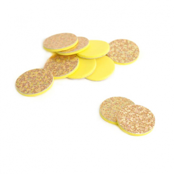 Waterpushing Disc 10-pack - Holo Gold i gruppen Krok & Småplock / Flugbindning / Flugbindningsmaterial / Popper, Magic Head m.m hos Sportfiskeprylar.se (F-WP100)