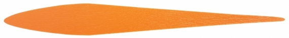 Wave Tails XXL Slim - Fluo Orange i gruppen Krok & Småplock / Flugbindning / Flugbindningsmaterial / Tailar & Svansar hos Sportfiskeprylar.se (F-WT4305)