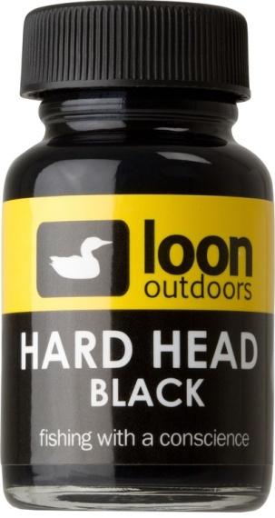 Loon Hard Head Black i gruppen Fiskemetoder / Flugfiske / Flugbindning / Flugbindningsmaterial / Kemikalier hos Sportfiskeprylar.se (F0089)