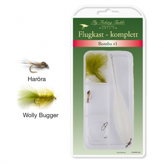 Flugkast Komplett - Bomba #1-15g i gruppen Fiskedrag / Bombarda & Flugkast / Bombarda hos Sportfiskeprylar.se (F114-001)