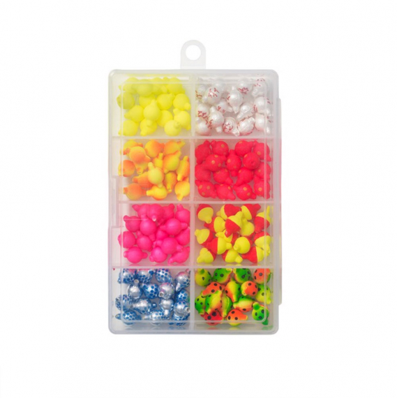Kinetic Flotation Beads Kit M 120pcs i gruppen Krok & Småplock / Riggtillbehör / Pärlor & Gummikulor hos Sportfiskeprylar.se (F183-M-279)