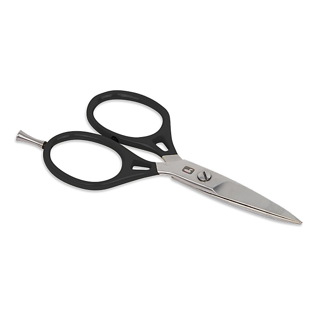 Loon Ergo Prime Scissors 5\'\' w/ Precision Peg - Black i gruppen Verktyg & Tillbehör / Tänger & Saxar / Linklippare & Saxar hos Sportfiskeprylar.se (F1956)