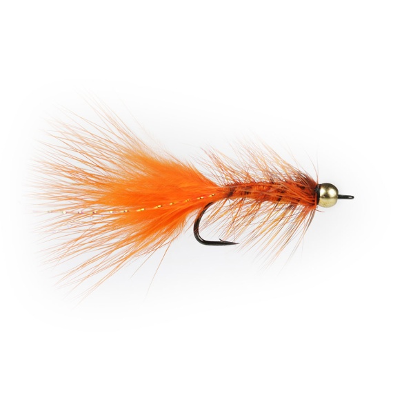 Wolly Bugger BH Orange # 6 i gruppen Fiskedrag / Flugor / Streamers hos Sportfiskeprylar.se (F30-1056-6)