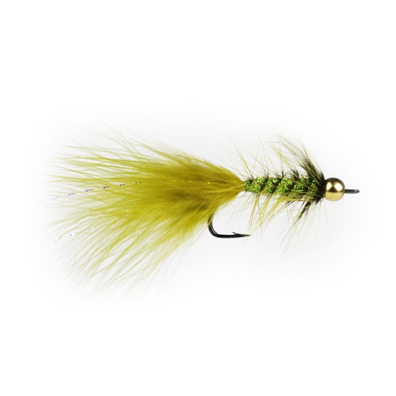 Wolly Bugger BH Olive # 6 i gruppen Fiskedrag / Flugor / Streamers hos Sportfiskeprylar.se (F30-1057-6)