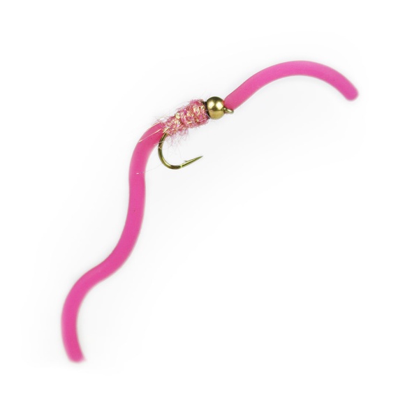 Squirmy Worm Hot Pink BH # 12 i gruppen Fiskedrag / Flugor / Nympher hos Sportfiskeprylar.se (F30-1060-12)