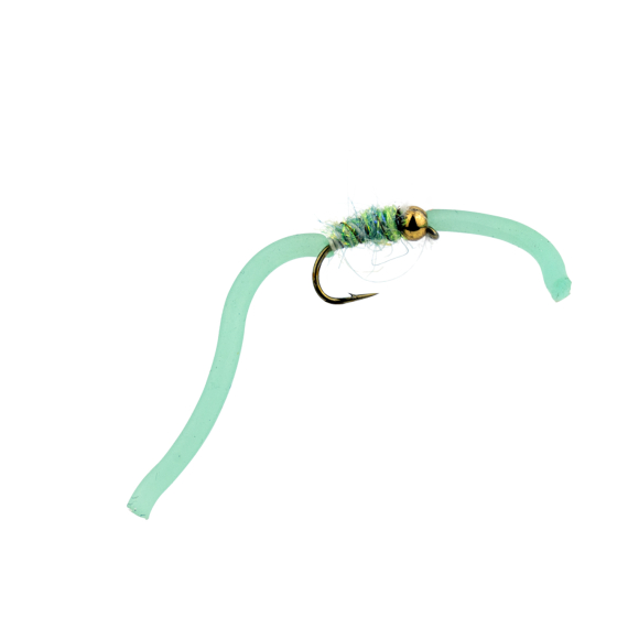 Squirmy Worm Glow BH # 12 i gruppen Fiskedrag / Flugor / Nymfer hos Sportfiskeprylar.se (F30-1061-12)