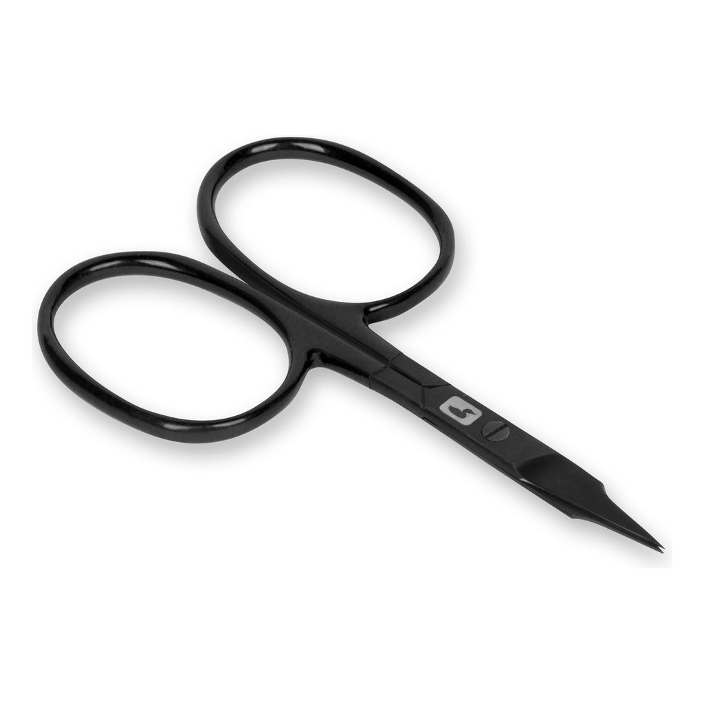Loon Ergo Precision Tip Scissors - Black i gruppen Verktyg & Tillbehör / Tänger & Saxar / Linklippare & Saxar hos Sportfiskeprylar.se (F6107)