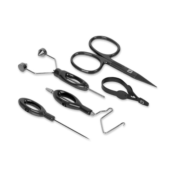 Loon Core Fly Tying Tool Kit - Black i gruppen Krok & Småplock / Flugbindning / Verktyg Flugbindning / Verktygsset Flugbindning hos Sportfiskeprylar.se (F6121)
