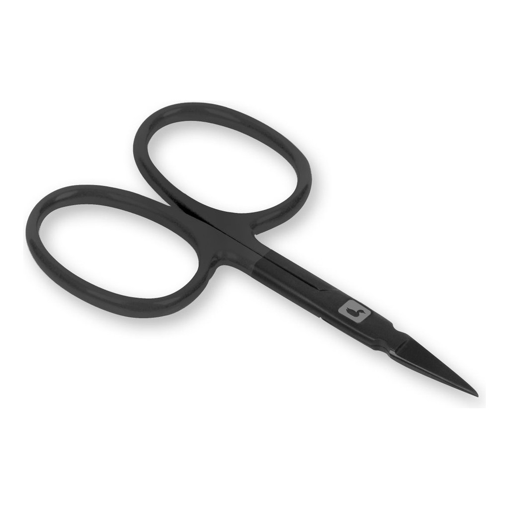Loon Ergo Arrow Point Scissors - Black i gruppen Verktyg & Tillbehör / Tänger & Saxar / Linklippare & Saxar hos Sportfiskeprylar.se (F6977)