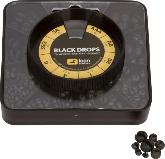Loon Black/Camo Drop 8 Division Black Drop i gruppen Krok & Småplock / Sänken & Vikter / Blyhagel & Split Shots hos Sportfiskeprylar.se (F7128)