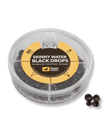 Loon Black Drop - 4 Division - Black Skinny Water i gruppen Krok & Småplock / Sänken & Vikter / Blyhagel & Split Shots hos Sportfiskeprylar.se (F7133)