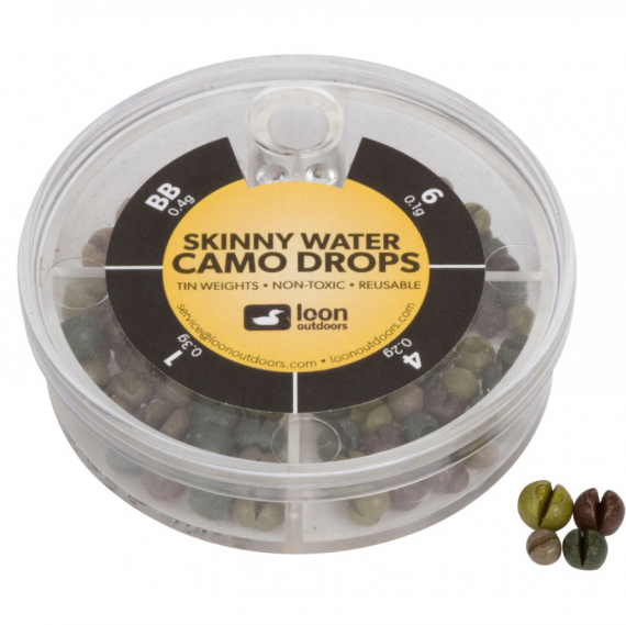 Loon Camo Drop - 4 Division - Skinny Water i gruppen Krok & Småplock / Sänken & Vikter / Blyhagel & Split Shots hos Sportfiskeprylar.se (F7135)