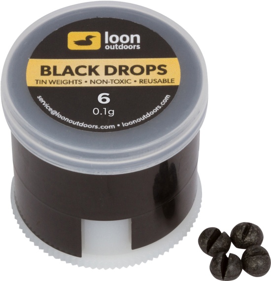 Loon Black Drop - Twist Pot i gruppen Krok & Småplock / Sänken & Vikter / Blyhagel & Split Shots hos Sportfiskeprylar.se (F7136r)